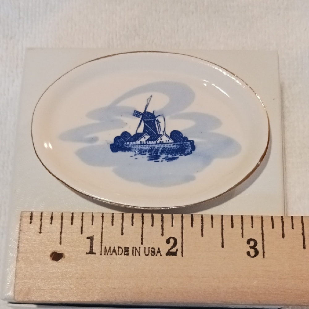 Porcelain Childs Miniature Blue and White Tea Set - Picture 3 of 16